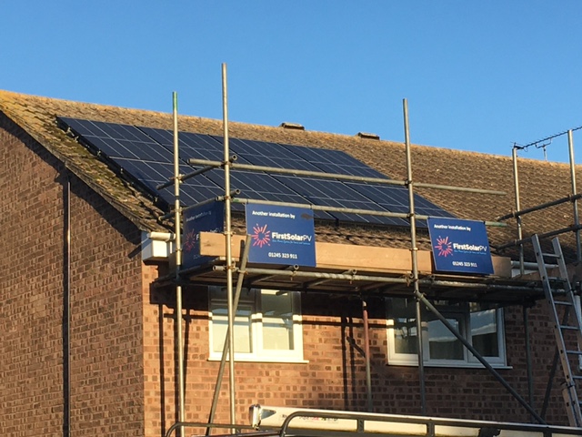 Solar panel installation in Chelmsford